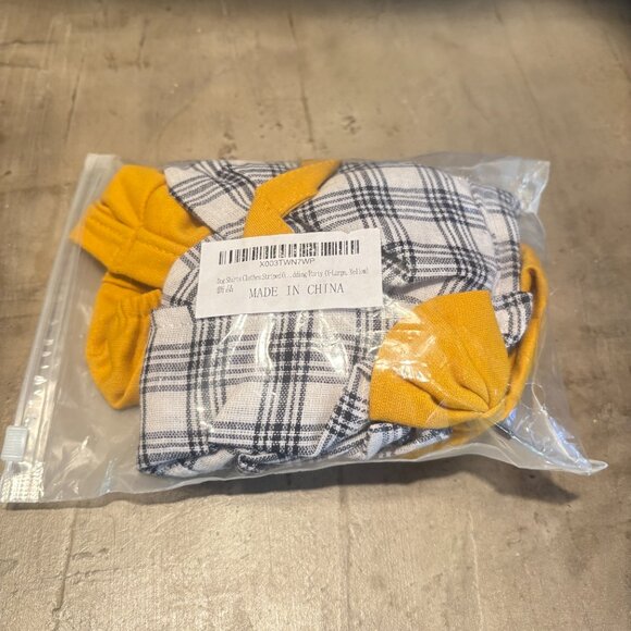 Puppy Costumes Classic Black and White Jumpsuit with Bowtie - Picture 7 of 8